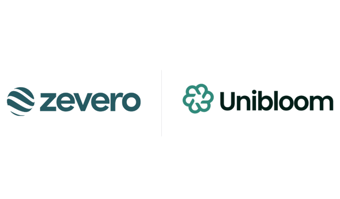 zevero and unibloom logos